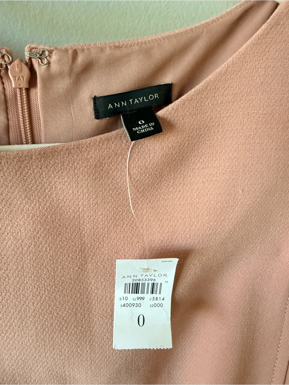 Ann Taylor Rose Pink Sleeveless Sheath Dress - Picture 6 of 6